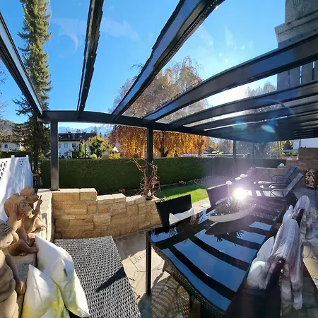 公寓 Kaminwohnung Mit 24qm Suedterrasse Naehe Zugspitze / Eibsee *
